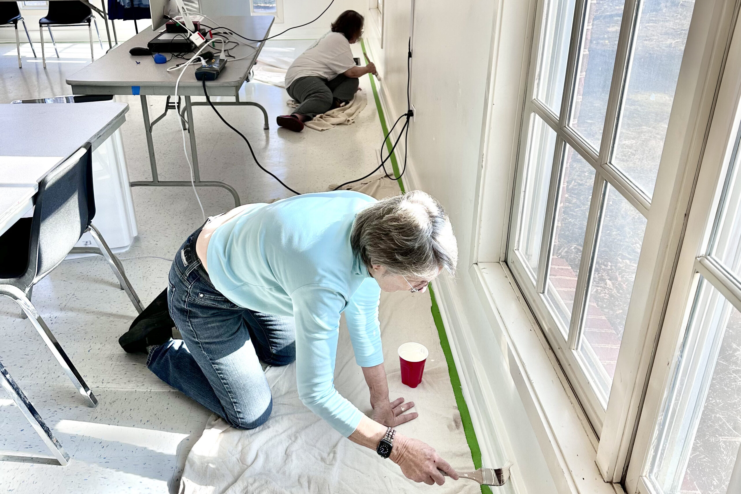 Lower Hall Painting Party!